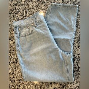 Madewell Light Blue Straight-Leg Jeans